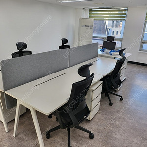 퍼시스 인에이블 덕트형 책상 1400,1800*800 (FDD014, FDD018)-사무실,사무용,학생 책상