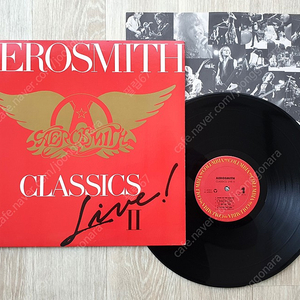 (LP 판매) 하드락 - 에어로스미스 (Aerosmith) Classics Live II 1987년 미국반