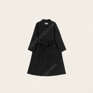 르플레인 the black handmade coat