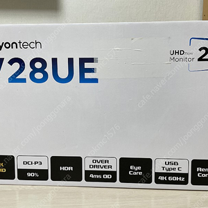 주연테크 4K v28ue 28인치 모니터 판매합니다 (c-type 맥북호환)