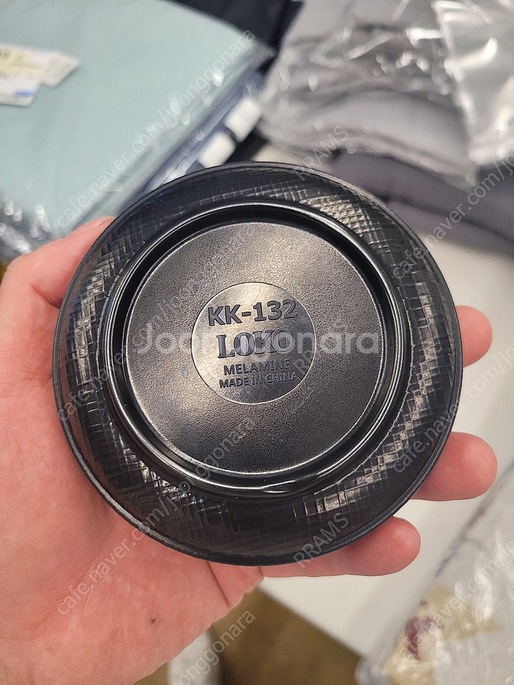 업소용 블랙 멜라민 굽찬기 반찬접시 로코--3