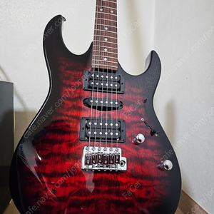 아이바네즈 일렉기타 레드버스트(ibanez GRX70QA Trans Red Burst) 팝니다