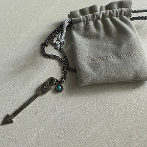 노스웍스 목걸이 남자 North Works N-411 Necklace 925 Silver Liberty Arrow