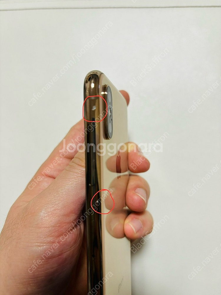 아이폰xs 64gb 골드색상 A급 25만원 (구성품 모...--5