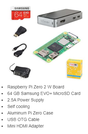 Raspberry Pi Zero 2 W 개발키트 세트 미개봉품--2