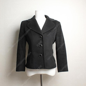 꾸레쥬 테일러드 싱글 블랙 자켓 코트