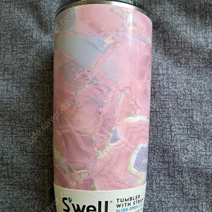 S'well 스웰 빨대 텀블러 750ml (24온스) 지오드 로즈 판매합니다.