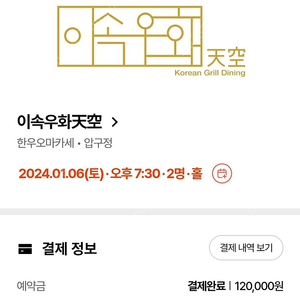 이속우화 천공 01/06 오후7시30분 2인 양도