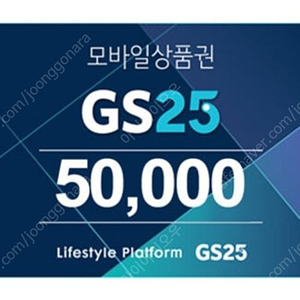 gs25 모바일 상품권 금액권 5만원