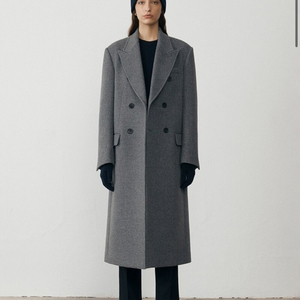 던스트 UNISEX TAILORED DOUBLE-BREASTED WOOL COAT S사이즈