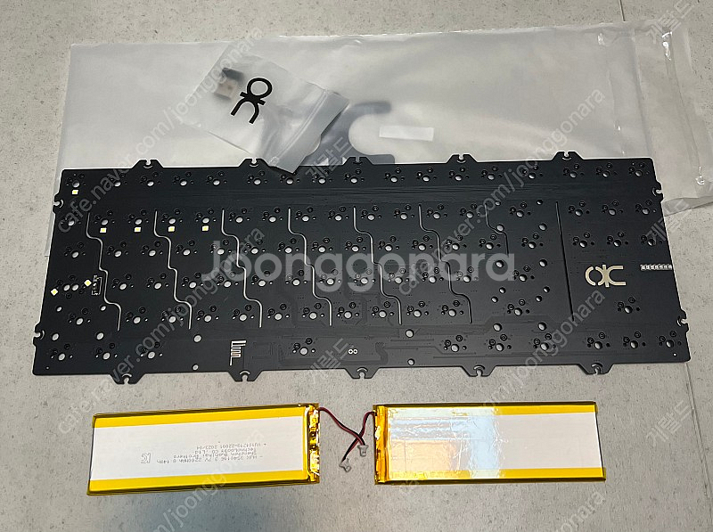 Qk80 7u 무선 핫스왑 기판+무선 동글+배터리--0
