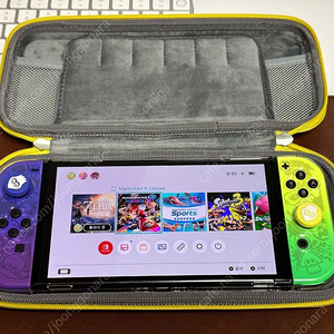 닌텐도 스위치 OLED 스플래툰버전 + 프로컨 + 조이컨 + 추가 구성품