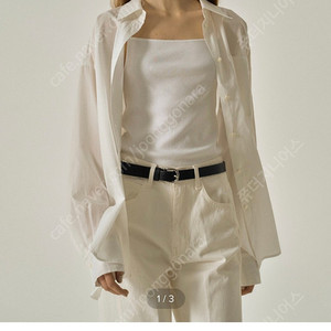 파사드패턴 보이핏 브리즈 셔츠 S (흰색)