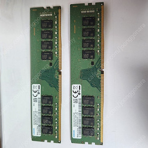 삼성전자 DDR4 16GB 2666 데스크탑용 2개