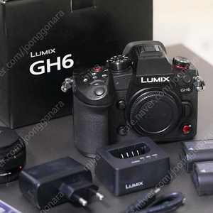 [풀박스] 파나소닉 정품 루믹스 GH6 카메라 + 파나소닉 루믹스 G 20mm F1.7 II ASPH + 정품배터리 + 강화유리 액정보호필름 + 발수코팅 카메라렌즈필터