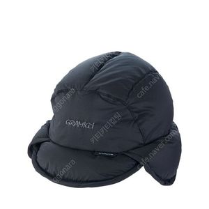 그라미치x타이온 경량 패딩 모자 귀막이 등산모자 AW23 - 블랙(새제품)