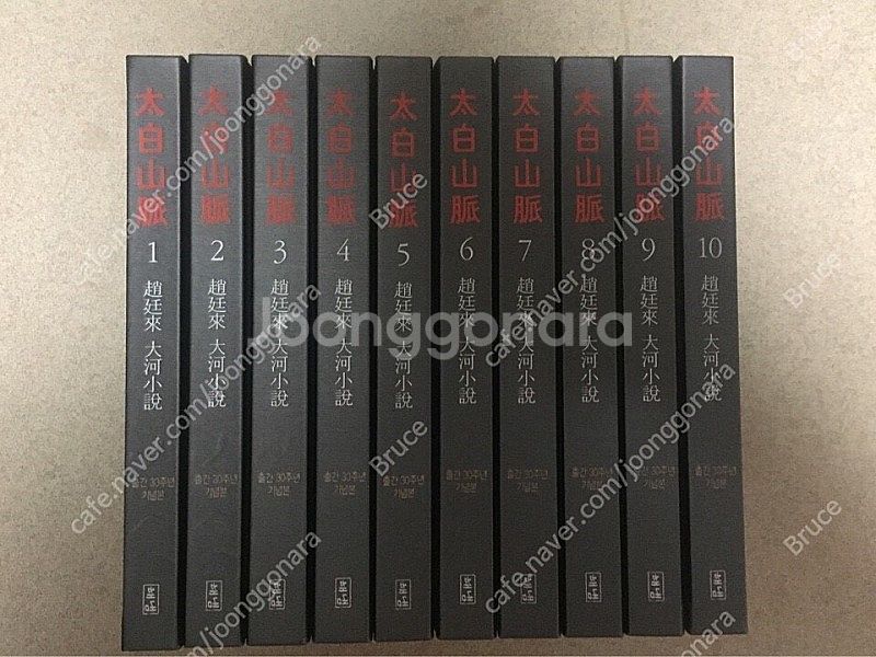 태백산맥 30주년 한정판--1