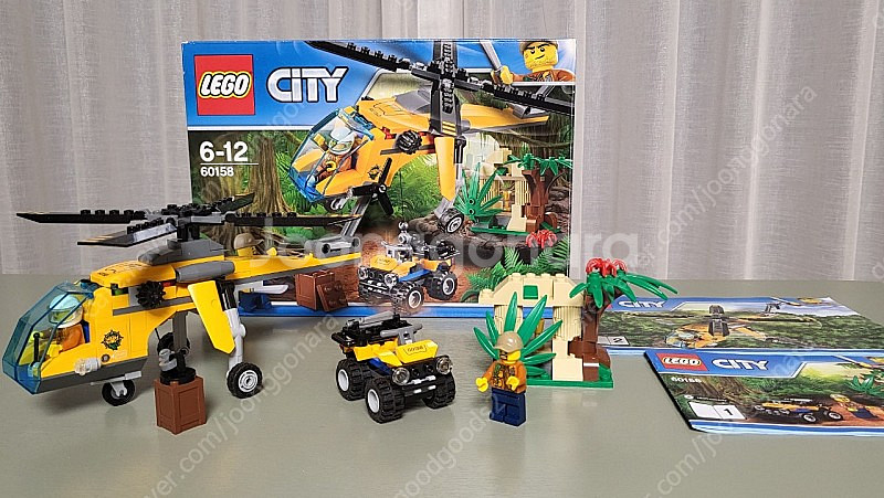 정품 레고시티 60158 정글 수송 헬리콥터--0