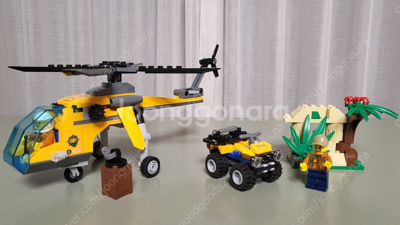 정품 레고시티 60158 정글 수송 헬리콥터--1