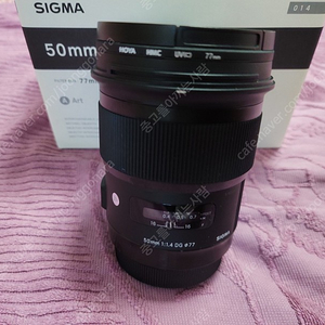 Sigma Art 50mm f1.4 DG(캐논 마운트) 판매합니다.