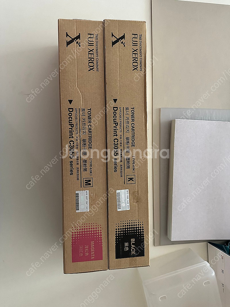후지 제록스 c3055 토너 정품 블랙, 마젠타 (레드...--0
