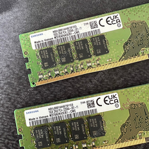 삼성전자 PC4-25600(DDR4-3200) 16GB 2개