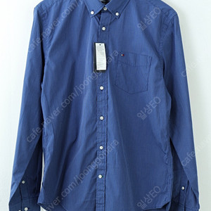 (M) 타미힐피거 셔츠 남방 새상품 블루 스트라이프