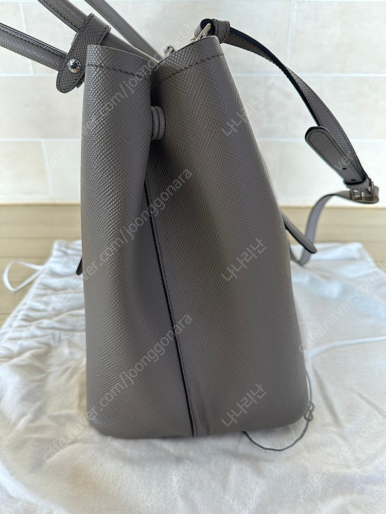 정품 프라다 두블레 토트백 미듐--4