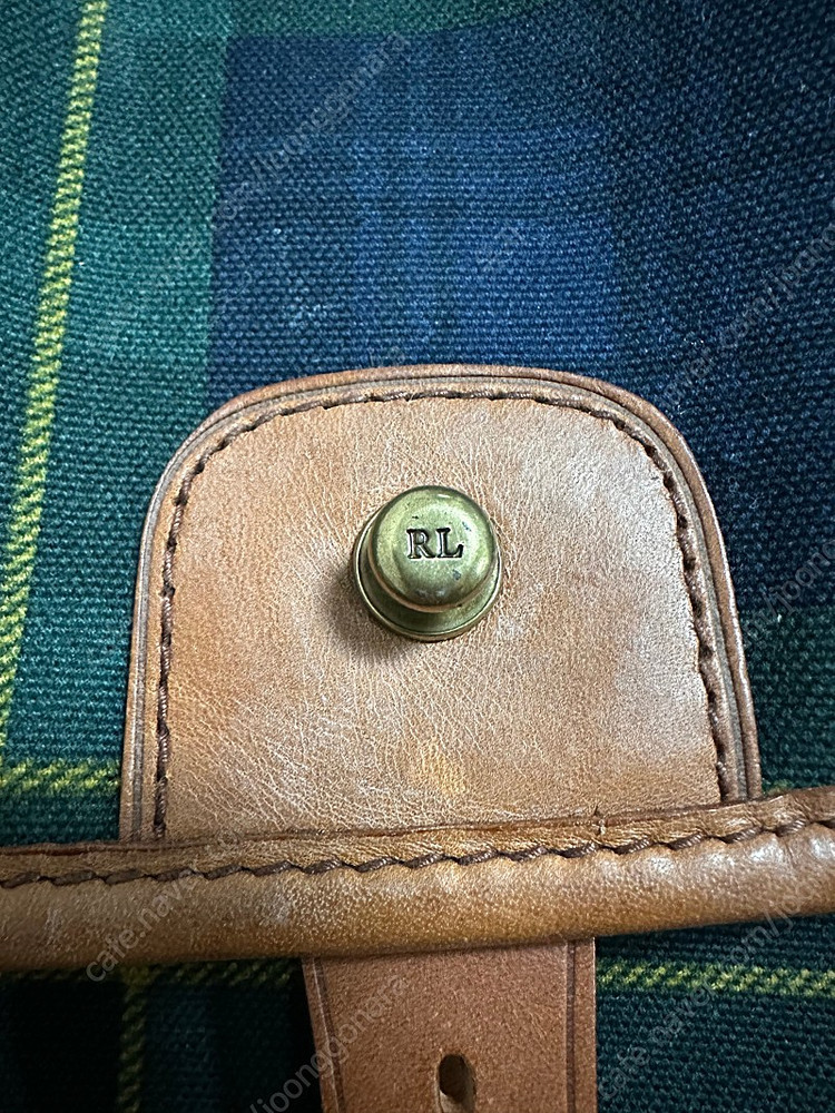 [OS] 폴로 랄프로렌 크로스백 타탄체크 블랙와치--2