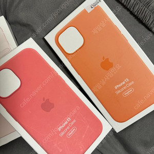 아이폰 13 정품 실리콘 케이스 핑크 포멜로