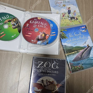 dvd 줄리아도날드슨 6장(그루팔로) +애플리스 3장