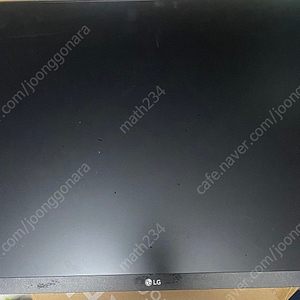 LG 27QN600 QHD 모니터 lcd판넬 파손 부품용