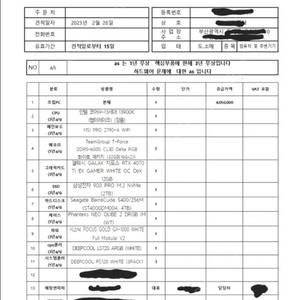 고사양 데스크탑 본체 상태 ss i9 13세대 13900k