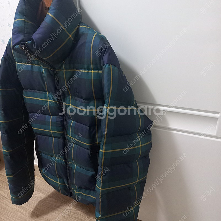 폴로랄프로렌체크패딩--1