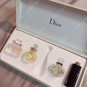 디올 Dior 크리스찬 디올 정품 미니어처 향수 셋트