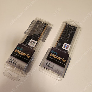 팀그룹 DDR4 데스크탑 32GB PC4-25600 Elite (3200MHz) (2개) 10만원