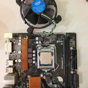 ASRock H110M-DGS + i5 7400 + 인텔CPU 정품쿨러