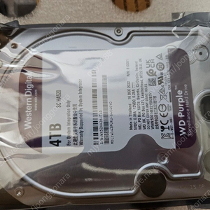 WD Purple 4TB 미개봉