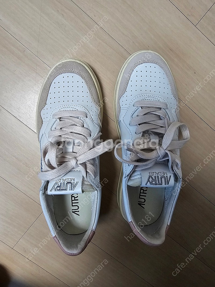 오트리 메달리스트 스웨이드 핑크탭 37사이즈(새상품)--0