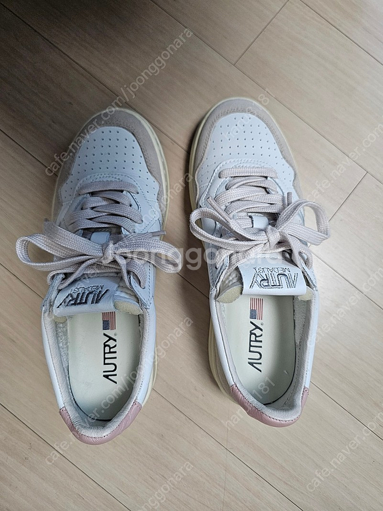 오트리 메달리스트 스웨이드 핑크탭 37사이즈(새상품)--2