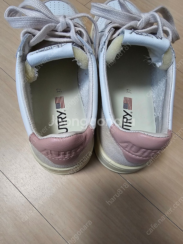 오트리 메달리스트 스웨이드 핑크탭 37사이즈(새상품)--3