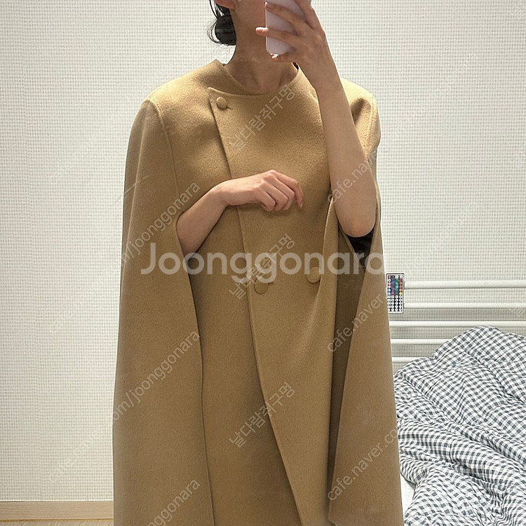 투엘브카멜 케이프 울 코트 새상품--4