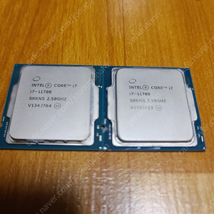 i7-11700 단품 (쿨러 X) 2개 판매합니다.