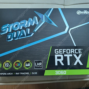 이엠텍 지포스 RTX 3060 STORM X Dual OC D6 12GB 판매합니다~