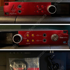 포커스라이트 플래그십 4프리 오디오인터페이스 Focustrite Red 4 Pre