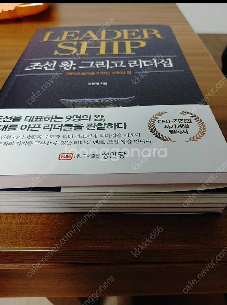 조선왕 그리고 리더쉽 새책--1