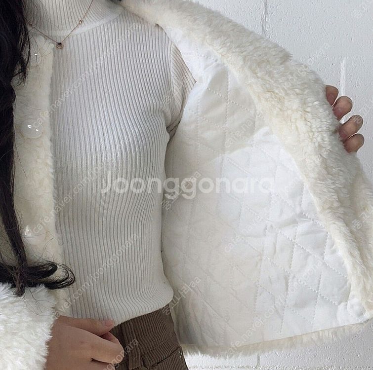 새상품) 밍크 누빔 퍼 겨울자켓--1