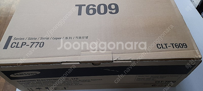 삼성레이져 T609 CLP770 전사밸트 정품--0