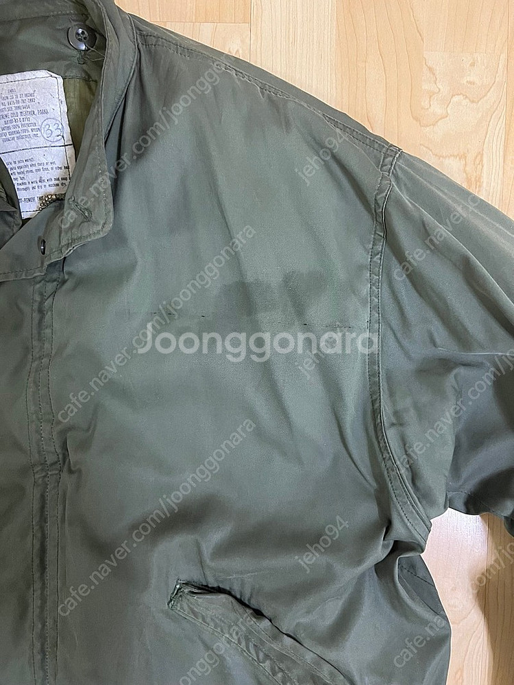 오리지널 개파카 내피외피 S m65--1