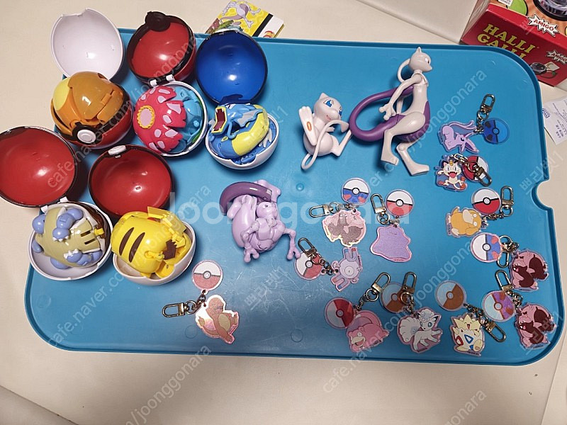 포켓몬스터 체인징 피규어 마이키링 갸라도스 뮤 뮤츠--0